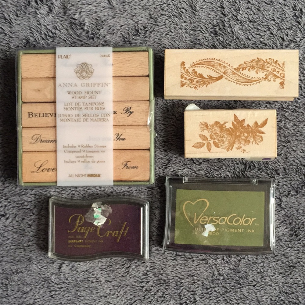 Anna Griffin Wood Mounted Stamps